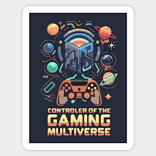 Controller of the GAMING multiverse futuristic space themed gaming #3 Sticker